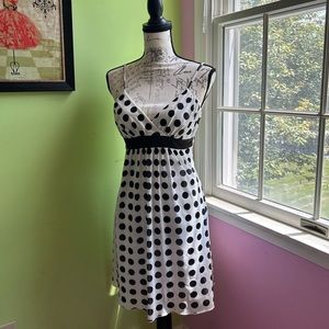 Black and White Polka Dot Dress
